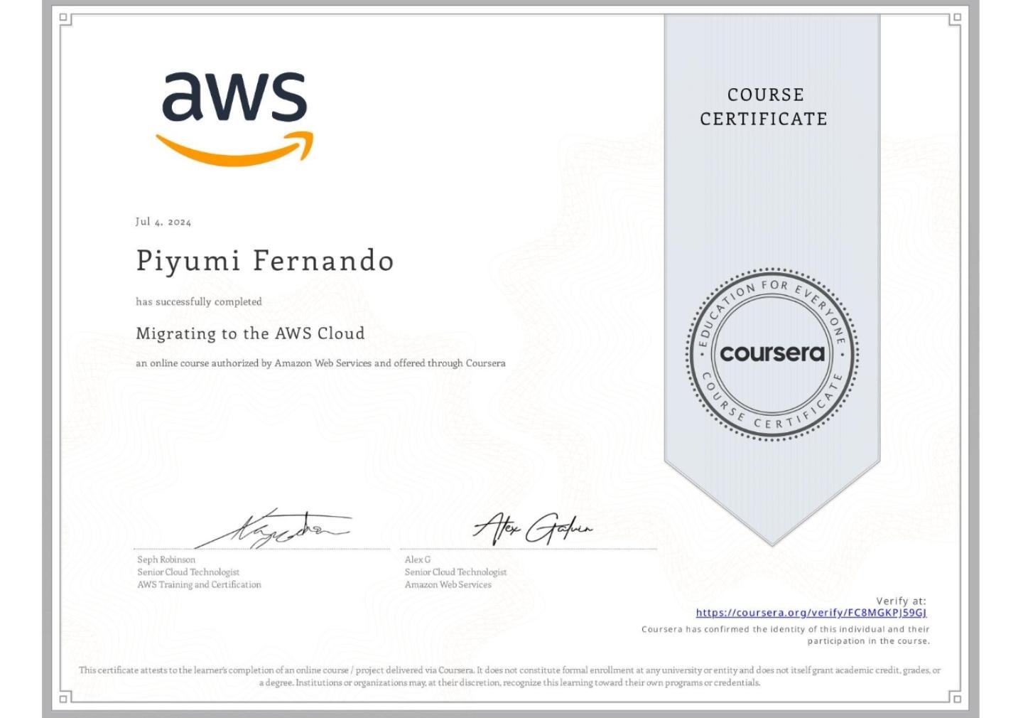 Migrating to the AWS Cloud